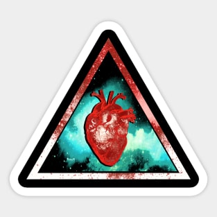 mystic heart Sticker